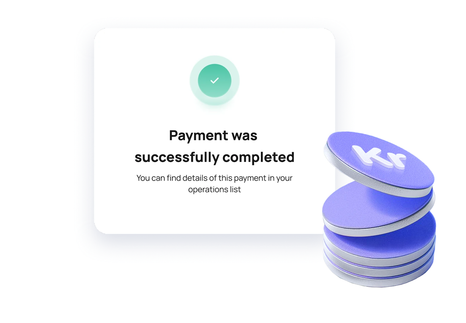 Control your payments