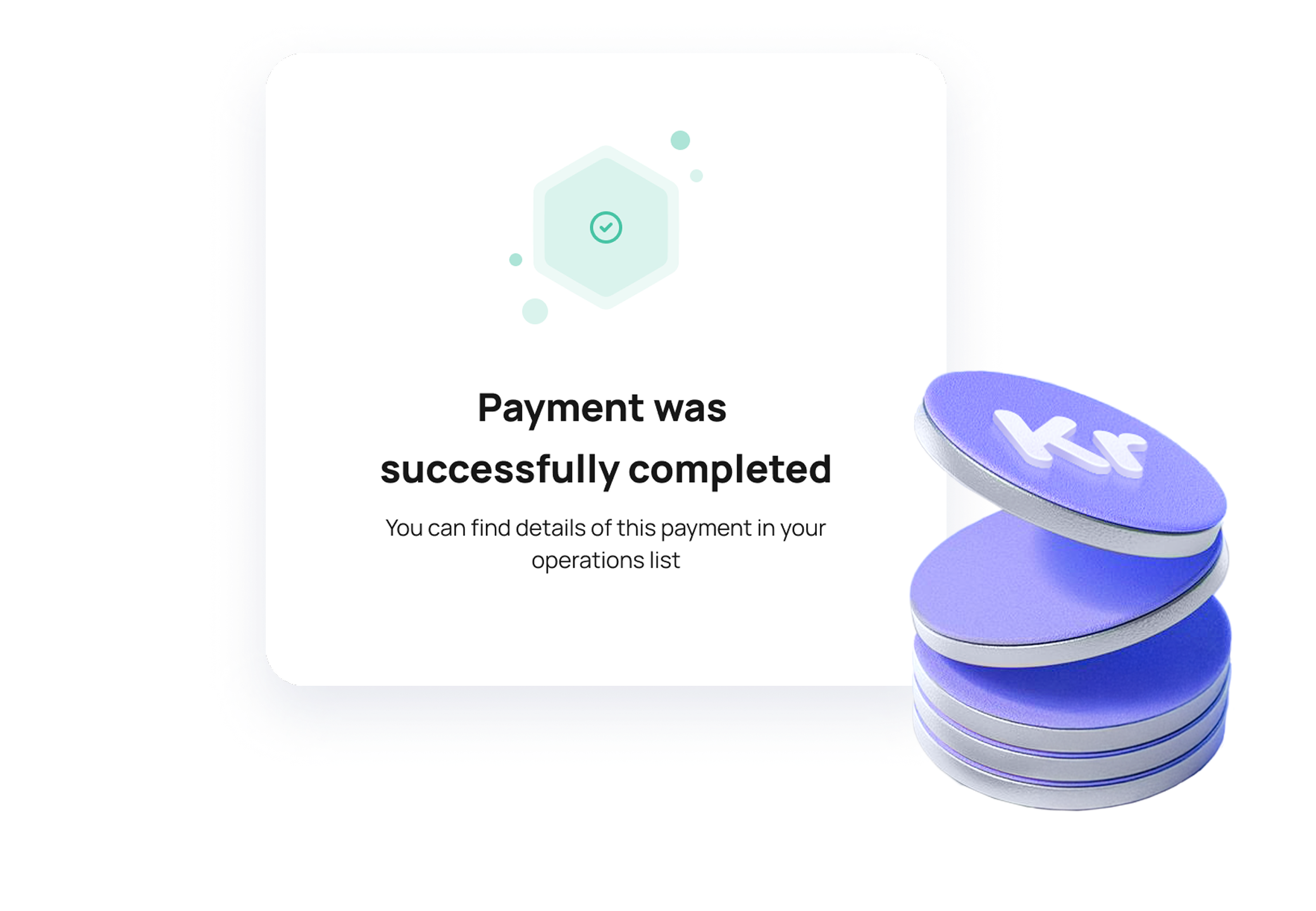 Control your payments
